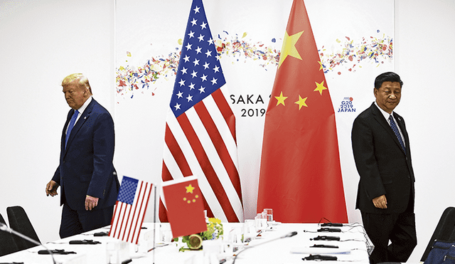 Negocian. Presidentes Donald Trump y Xi Jinping lograron importante convenio comercial durante la reunión del G20 en Osaka, Japón.