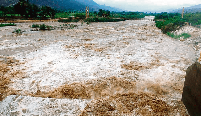 Buena noticia. El panorama es favorable por el aumento del caudal del río Chancay.