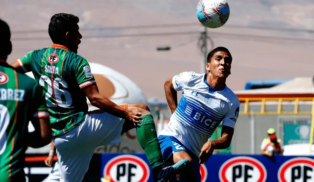 Con solitario gol de Luciano Aued, U Católica venció 1-0 a Cobresal desde el estadio El Cobre de El Salvador por la fecha 8 del Campeonato Nacional 2020.