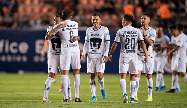 Pumas metió tres goles solo en el primer tiempo. Créditos: Record MX