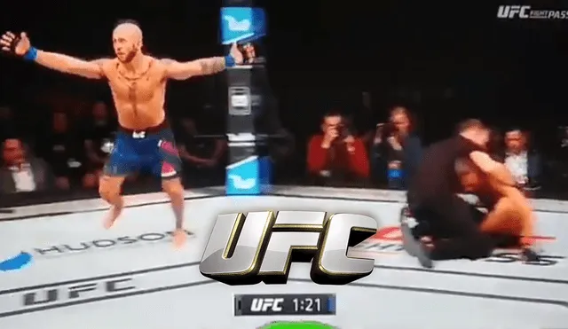 YouTube: Increíble ráfaga de golpes en la UFC, 19 puñetazos en 11 segundos [VIDEO]