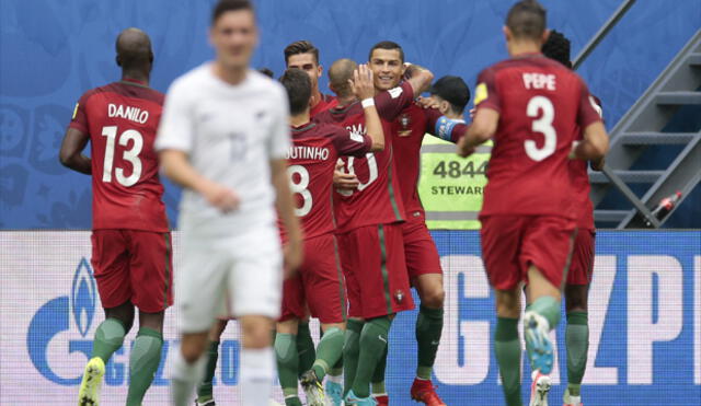 Copa Confederaciones 2017: Portugal goleó 4-0 a Nueva Zelanda avanzó a las semifinales del torneo