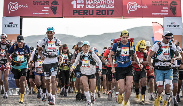 Se inició la Maratón    Des Sables Perú