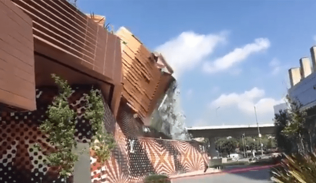 Falla estructural sería causa de derrumbe en centro comercial en México [VIDEO]