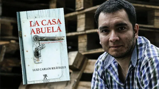 Luiz Carlos Reátegui y su libro La casa abuela | Créditos: Mario Colán.