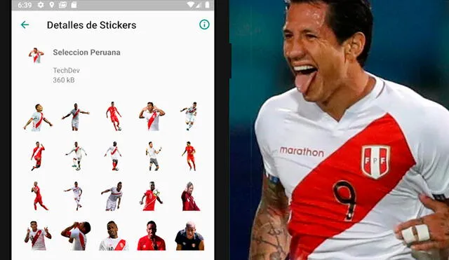 Consigue los mejores stickers de la selección peruana para enviárselos a tus amigos en WhatsApp. Foto composición La República