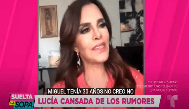 Lucía Méndez rompe su silencio sobre rumores que apuntan a Luis Miguel como el padre de su hijo