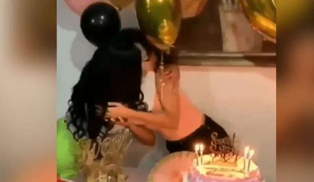 Una mujer bajo los efectos del alcohol se volvió viral en Facebook tras arruinar una celebración de cumpleaños.