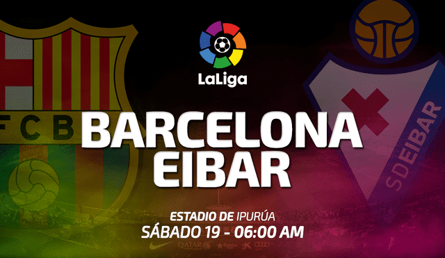 Barcelona vs Eibar EN VIVO HOY vía DirecTV Sports, SKY y Movistar por la jornada 9 de la Liga Santander.