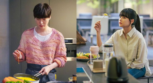 Lee Kang Woo (Ahn Jae Hyun) sorprende al cocinar para  Joo Seo Yeon (Oh Yeon Seo).