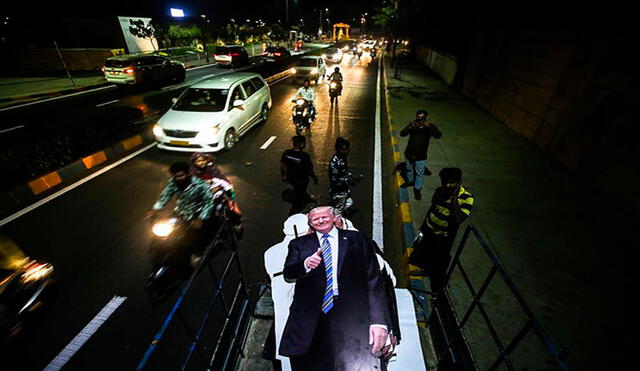En India ultiman todos los detalles para la llegada de Trump. Foto: EFE