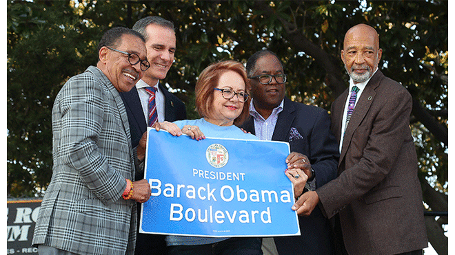 Avenida en Estados Unidos es nombrada 'Barack Obama' en honor a expresidente