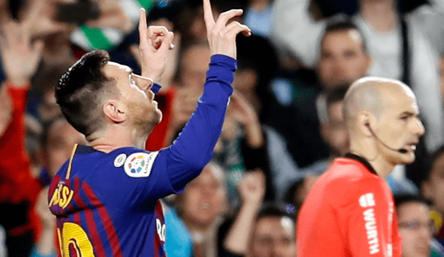 Barcelona vs Betis: Lionel Messi picó el balón desde lejísimos y puso el 4-1 [VIDEO] 