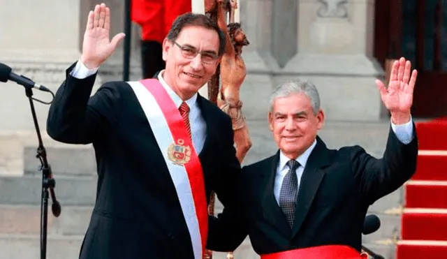 Martín Vizcarra felicitó a Villanueva tras conseguir voto de confianza del Congreso