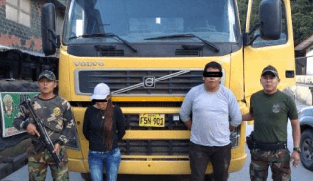 Ayacucho: Sujetos camuflaron 400 kilos de droga en la tolva de un camión