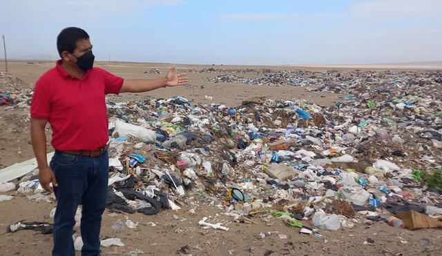 Julio Huerta indicó que remediación del terreno es urgente tras el cierre del botadero de Reque. Foto: La República