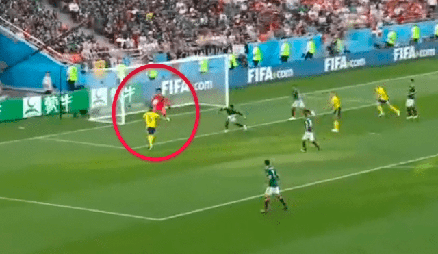 México vs Suecia: Agustinsson puso el primero para los suecos [VIDEO]