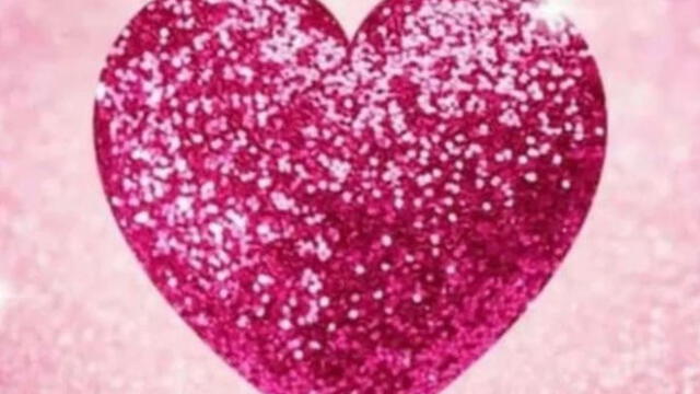 El corazón rosa que se hizo viral en WhatsApp en favor del cáncer de mama.
