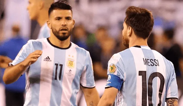 Sergio Agüero fue sorprendido por Lionel Messi [VIDEO]