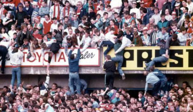 La tragedia de Hillsborough.