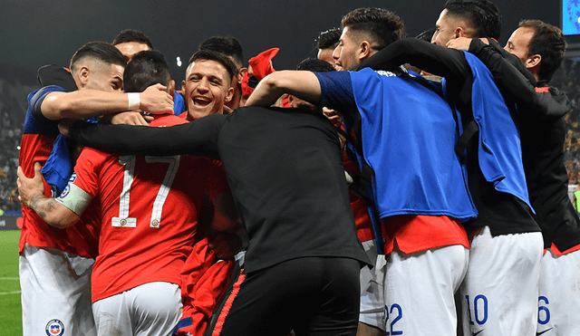 Alexis Sánchez le dio la clasificación a Chile para las semifinales de la Copa América 2019. | Foto: AFP