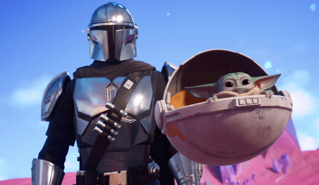 Podrás conseguir a Baby Yoda al alcanzar el nivel 100 del Pase de Batalla de la Temporada 5. Foto: captura Fortnite