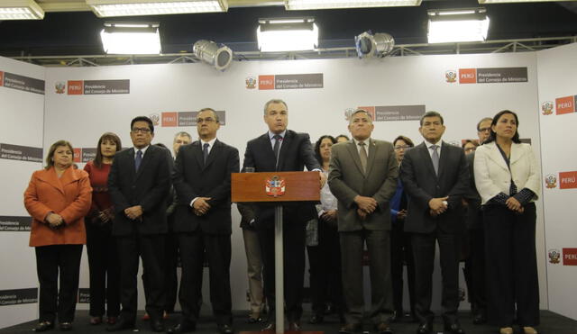 Consejo de Ministros en pleno. Foto: John Reyes / La República.