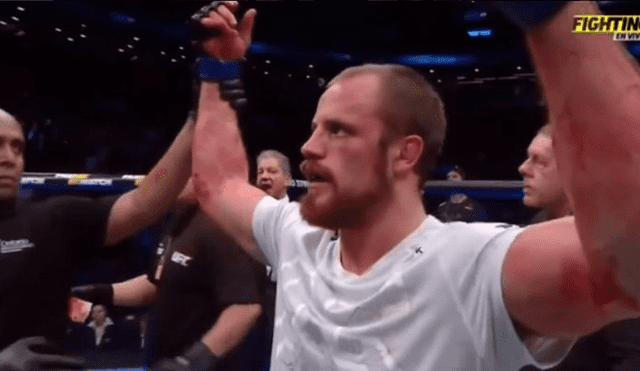UFC 231: El codazo letal de Gunnar Nelson que bañó en sangre a 'Cowboy' Oliveira [VIDEO]