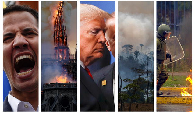 Los sucesos más importantes del 2019 en imágenes. Foto: AFP.