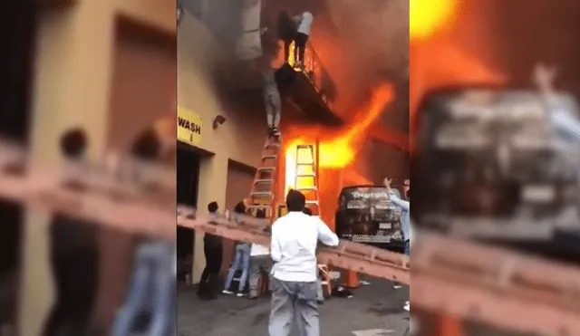 EE.UU.: espeluznante momento en que unas niñas saltan del balcón para huir del incendio [VIDEO]