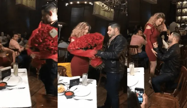 Facebook: Le pidieron matrimonio en romántica cena y tuvo terrible reacción [VIDEO]