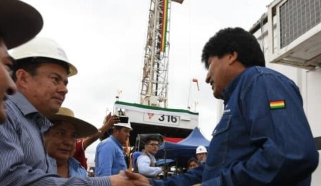 Bolivia da inicio a la explotación de un nuevo pozo de hidrocarburos