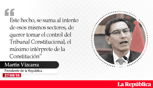 “Está en peligro la democracia”: las frases de Martín Vizcarra al anunciar cuestión de confianza