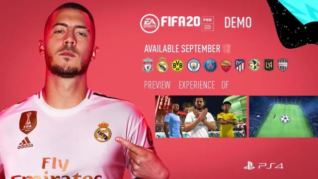 Se filtra fecha de lanzamiento y equipos de la demo de FIFA 20