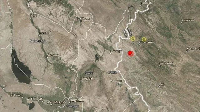 Fuerte sismo de magnitud 6.4 remece la frontera entre Irak e Irán y deja 137 heridos [VIDEO]