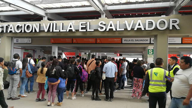 Metro de Lima: reportan fallas en el tren eléctrico [FOTOS]