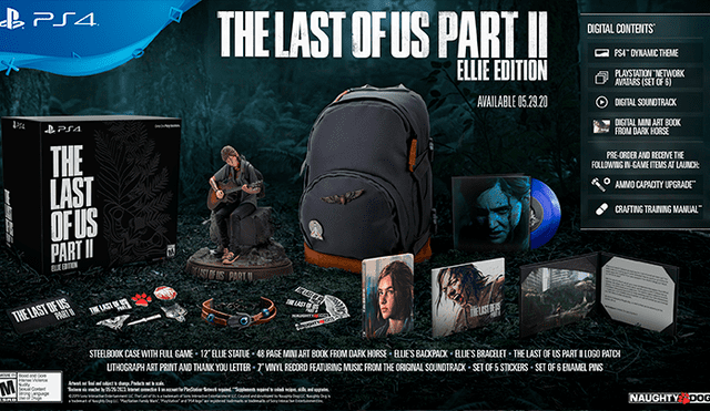 The Last of Us Part II Ellie Collection volverá a estar a la venta en tiendas de Estados Unidos y Canadá.