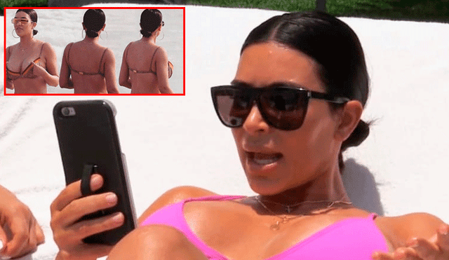 YouTube: La incómoda reacción de Kim Kardashian al ver sus 'peores' fotos [VIDEO]