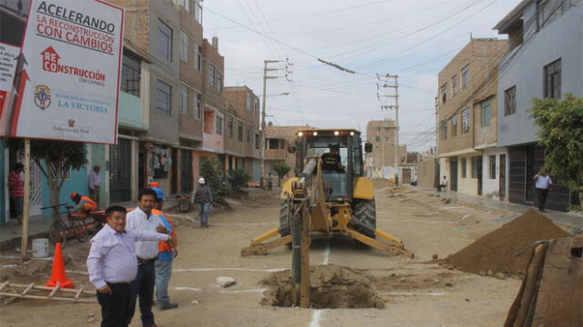 Chiclayo: inician proyecto de renovación de redes de agua y alcantarillado de avenida los amautas 