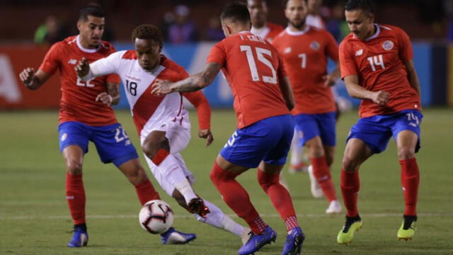 Con polémico arbitraje Perú cayó 3-2 ante Costa Rica en amistoso internacional [RESUMEN]
