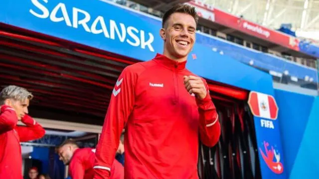 Gran gesto de daneses con un compañero tras choque contra Perú