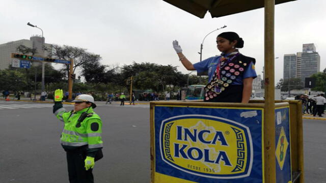 Scouts dirigieron el tránsito en Lima Metropolitana 
