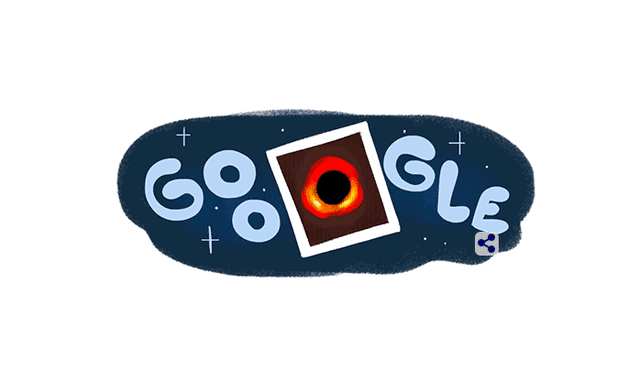 Agujero Negro: Google retrató en doodle la primera fotografía del telescopio Event Horizon