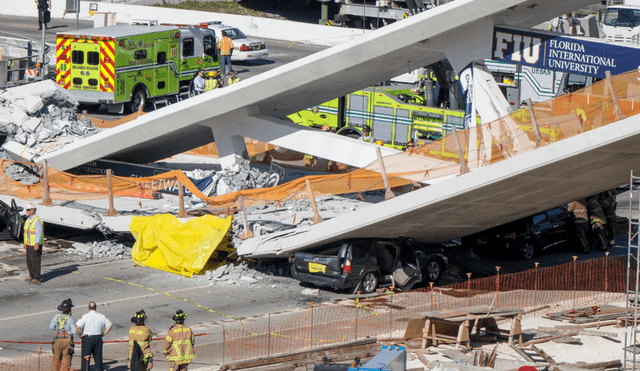 Twitter: Así quedó el carro de un venezolano cuando cayó puente en Miami 