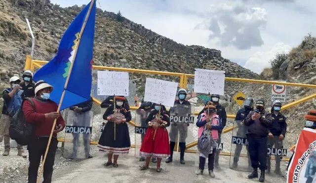 Manifestaciones en Challhuahuacho se retoman desde el lunes de manera indefinida. Foto: Difusión