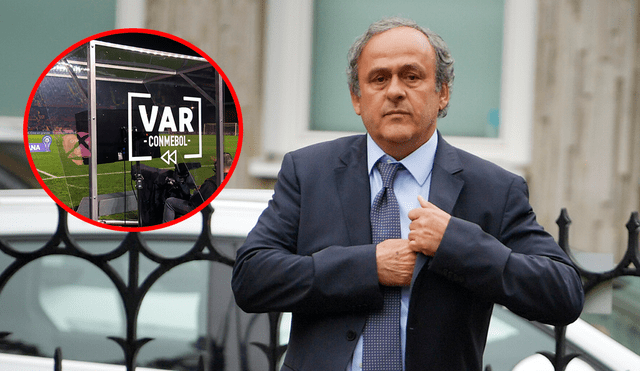 Michel Platini criticó el VAR. (Créditos: AFP)