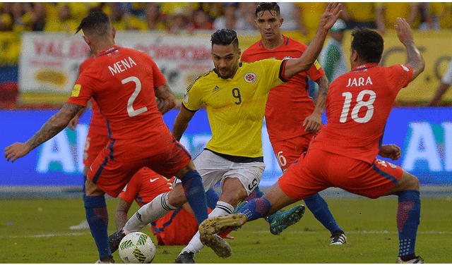 Colombia y Chile juegan hoy por cuartos de final de la Copa América 2019 en la Arena Corinthians de Sao Paulo. | Foto: AFP