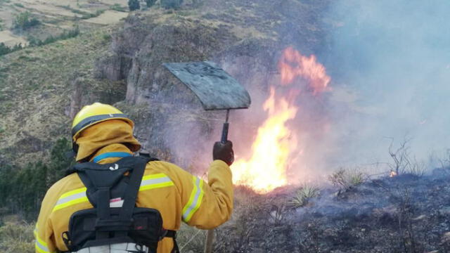 Incendio forestal. Ni un solo caso, hasta el momento, ha llegado a los tribunales de Cusco.