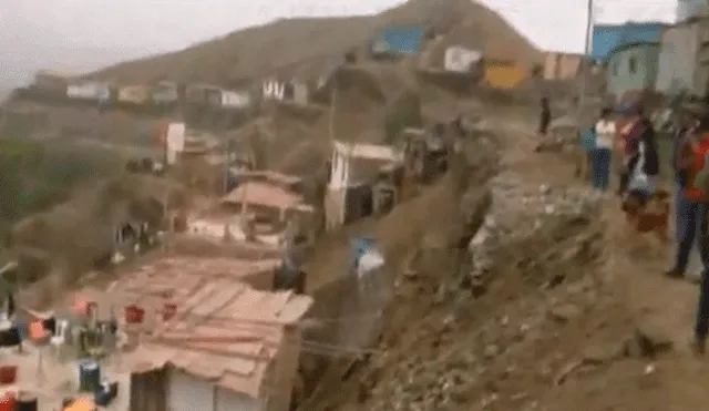 Sismo en Lima: viviendas en cerros de Mala corren peligro de derrumbe [VIDEO]