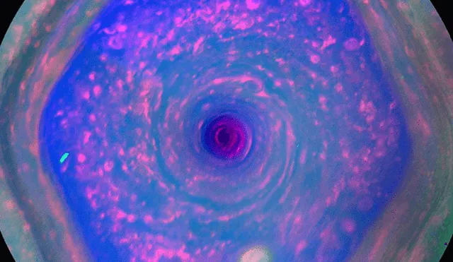 NASA: así es el famoso hexágono de Saturno que sorprende al mundo [VIDEO]